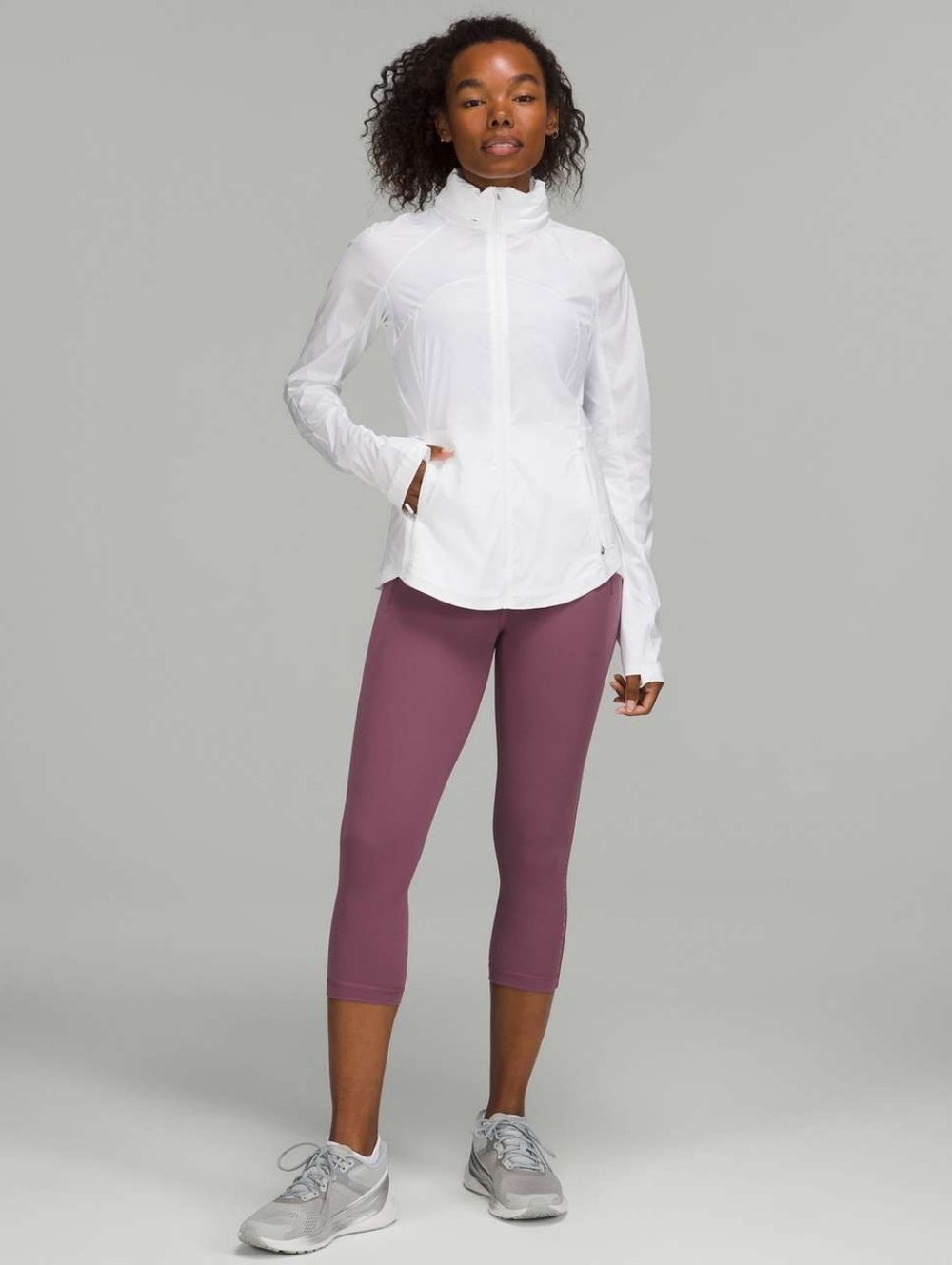Lululemon Swift Speed High-Rise Crop 21" Vintage Plum - Picture 2 of 13